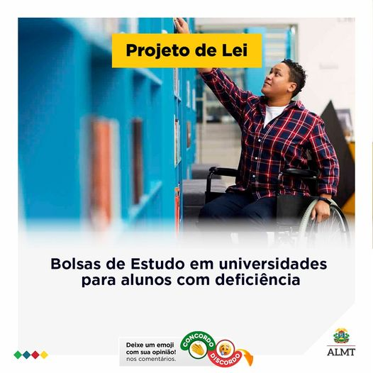 assembleiamt's tweet image. Foi apresentado na ALMT o projeto de lei nº 855/2024 para criação de um Programa de Bolsas de Estudo para alunos com deficiência nas universidades públicas e privadas do Estado de Mato Grosso. 🎓

#ALMT #ProjetoDeLei #Inclusão #Educação #MatoGrosso #Deficiência #Acessibilidade