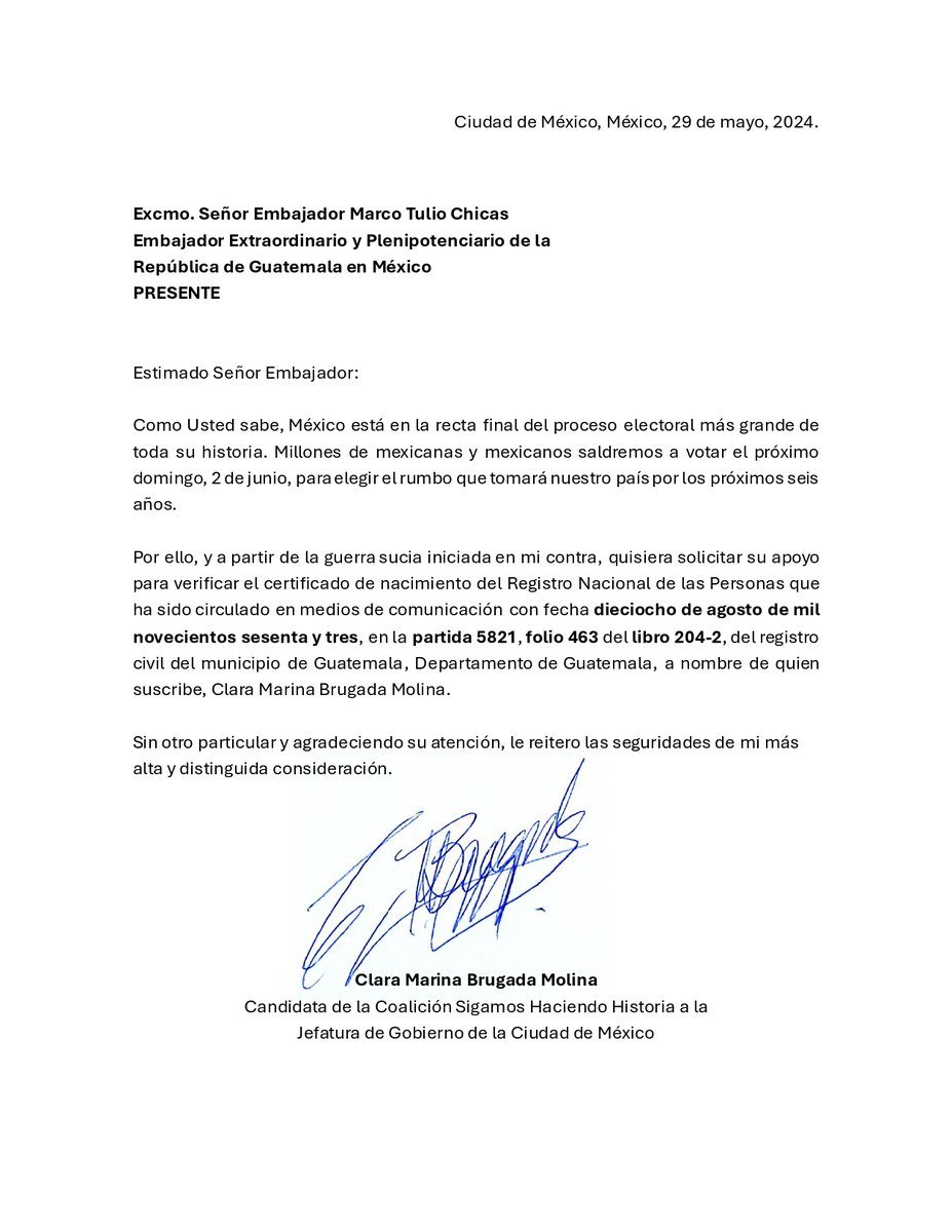 Clara Brugada Molina tweet media