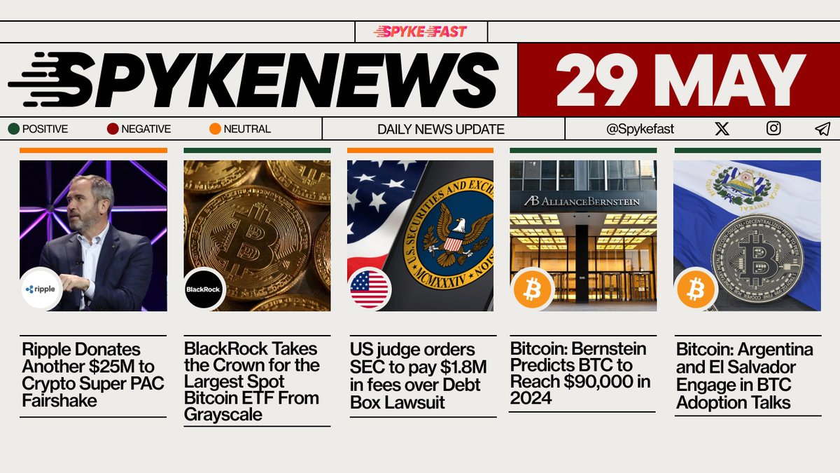 🌈 SpykeNews

29.05.2024 - Wednesday