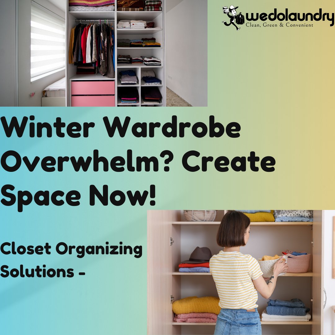WeDoLaundryca's tweet photo. 🌨️❄️ Packed all your winter gear but no place to store it? 📦❄️ Say goodbye to clutter with our storage system! Keep your winter clothes and shoes safe and secure until you need them again. Reserve your space today! #WinterStorage #Declutter #StorageSolutions #WeDoLaundry https://t.co/g9OBkpV3N1
