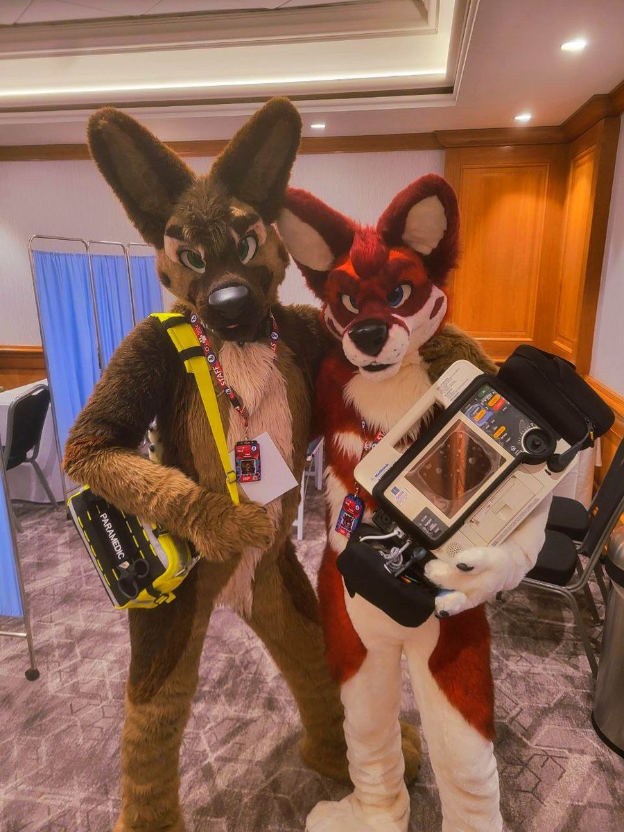 Medical puppers reporting for duty! 🩺 #CFz24