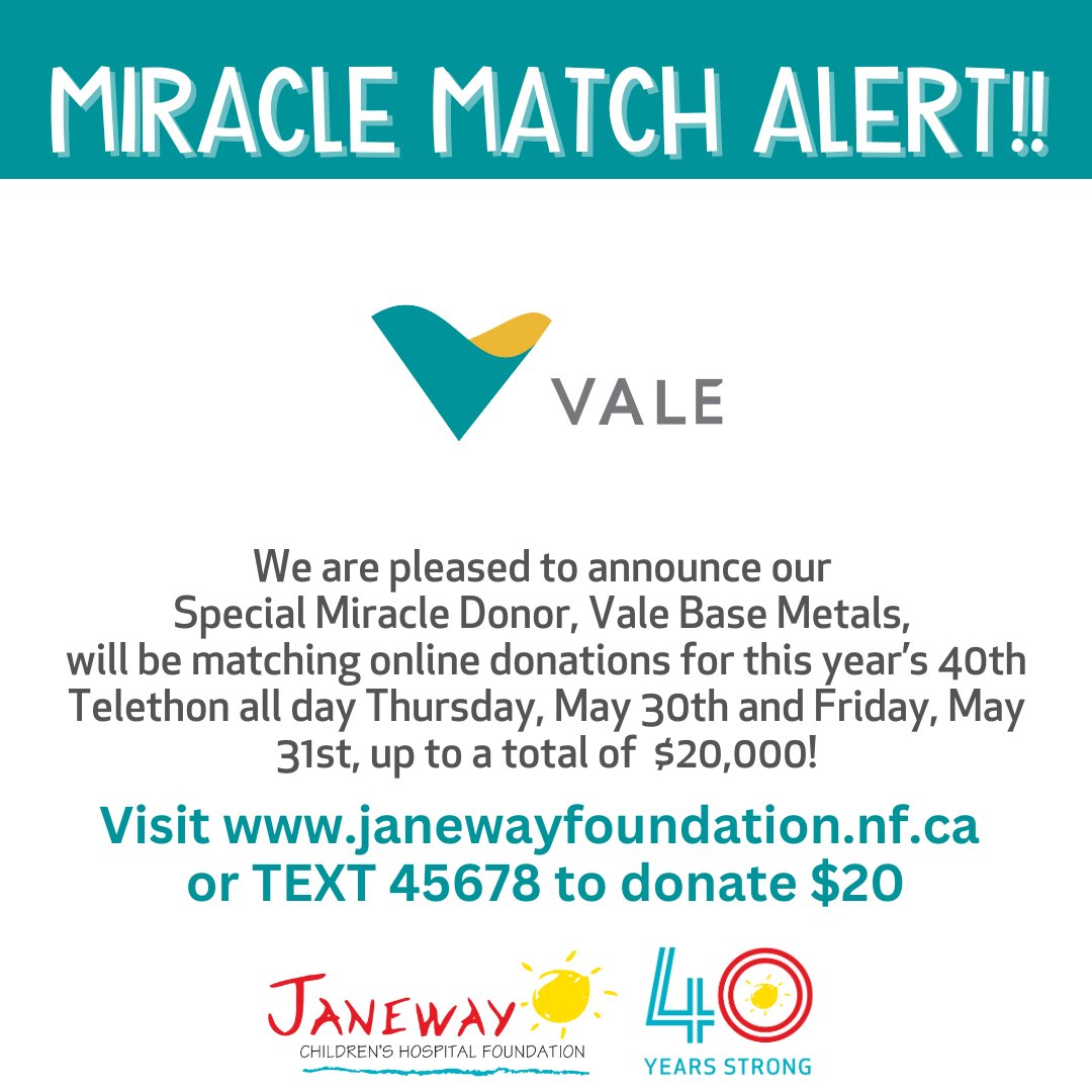 Janeway Children’s Hospital Foundation tweet media