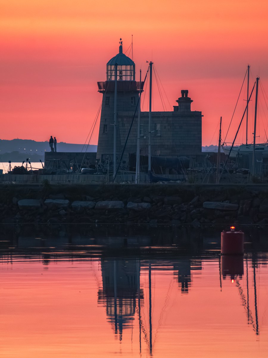 Reflecting on a lovely evening at Howth earlier this month.