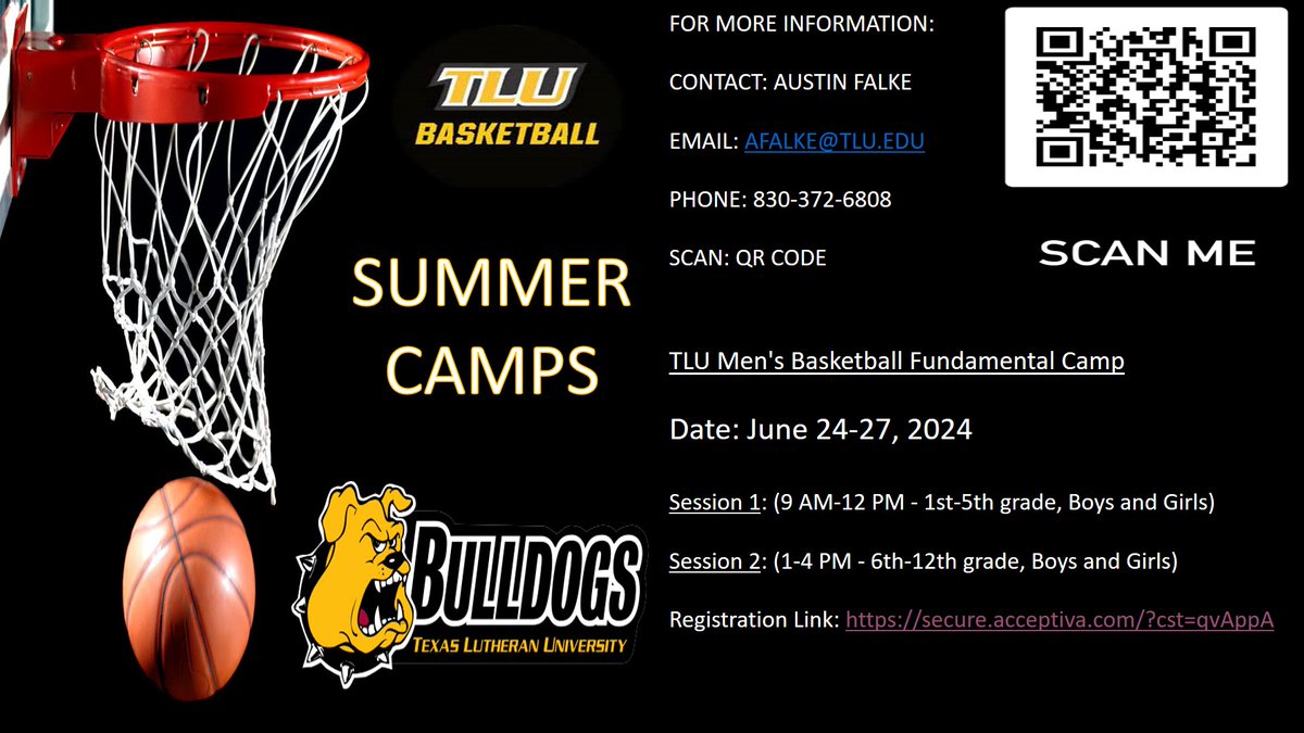 First camp sessions are just a few weeks away! #TLUHoops