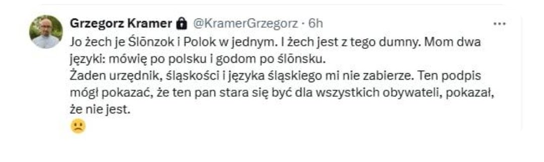 Wymedytowane po ignacjańsku.. 

P. S. 

Niech ktoś mu powie, że mu ta gwara nie była i nie jest zabroniona ani karalna...