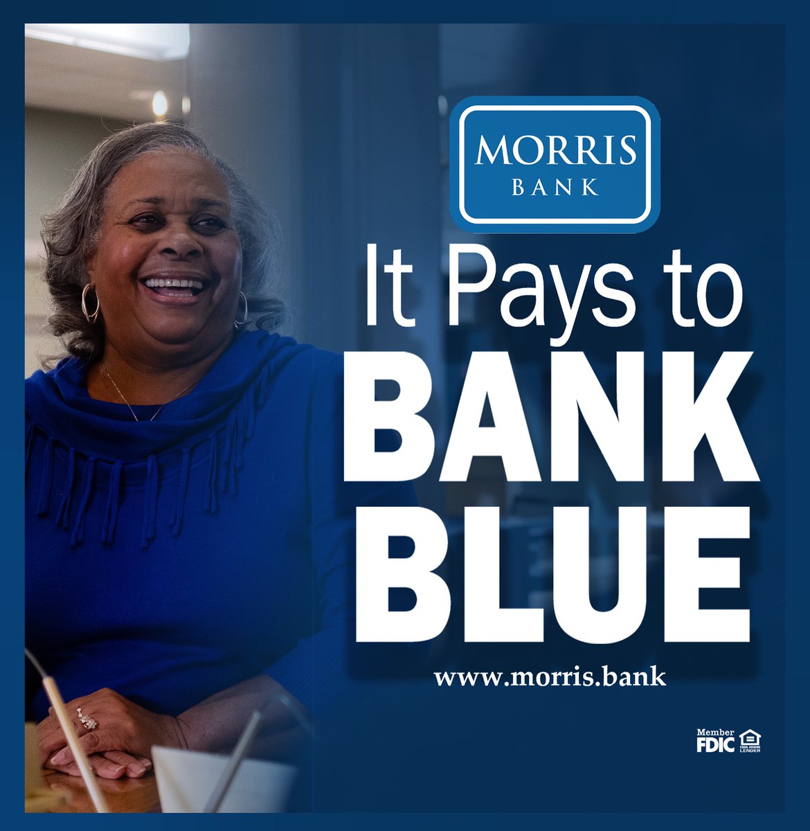 It’s our privilege to serve you as our customer and each community we're a part of. There truly is a difference in our approach, our relationships, and our service to each of you. Let us show you why It Pays to Bank Blue. 💙