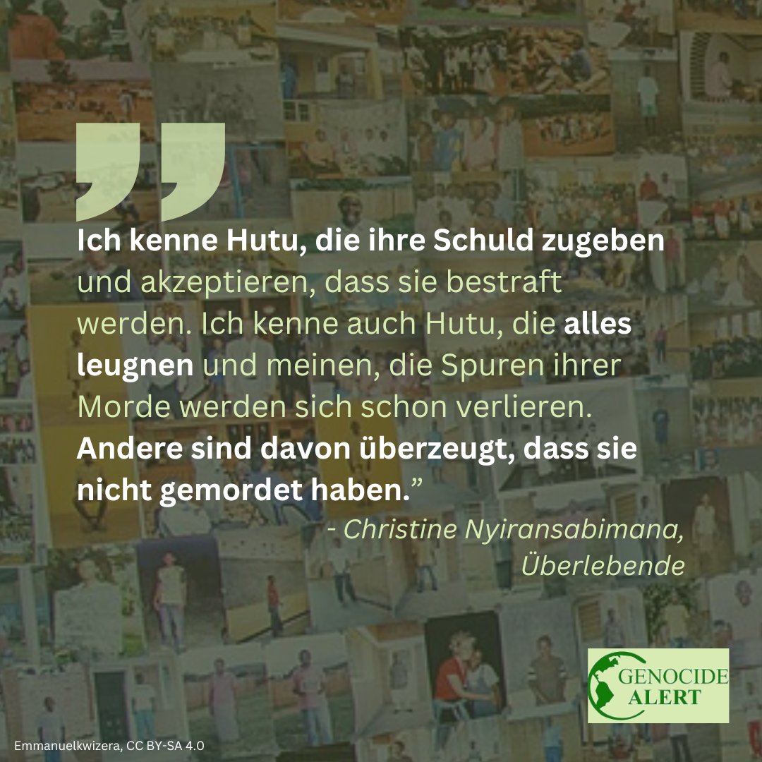 Tag 57/100 #100TageZusehen: Der Völkermord in #Ruanda 1994 #HeuteVor30Jahren #OnThisDay #Kwibuka30

Weitere Informationen: genocide-alert.de/projekte/100-t…

#VölkermordPrävention #KeinVergessen #genprev #Menschenrechte #NieWieder