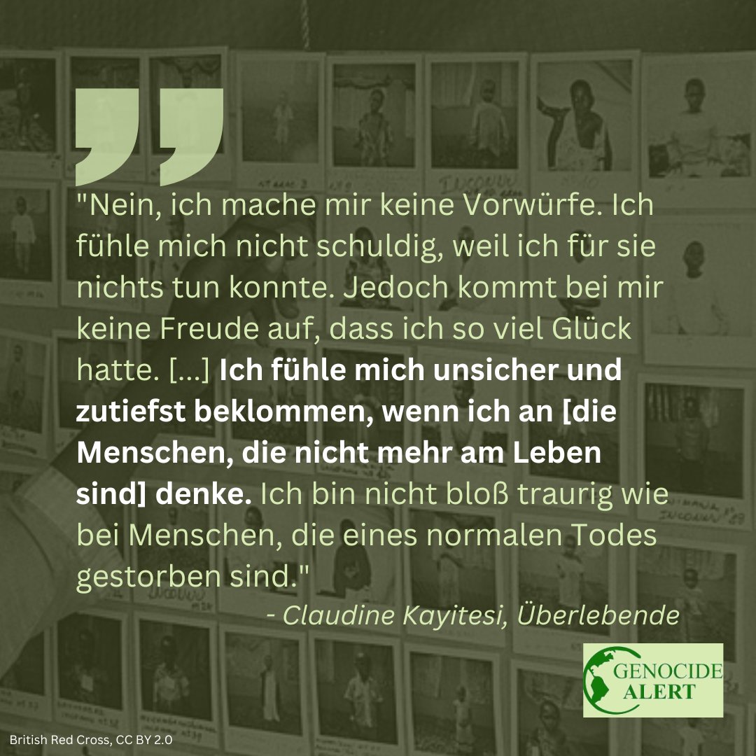 Tag 60/100 #100TageZusehen: Der Völkermord in #Ruanda 1994 #HeuteVor30Jahren #OnThisDay #Kwibuka30

Weitere Informationen: genocide-alert.de/projekte/100-t…

#VölkermordPrävention #KeinVergessen #genprev #Menschenrechte #NieWieder