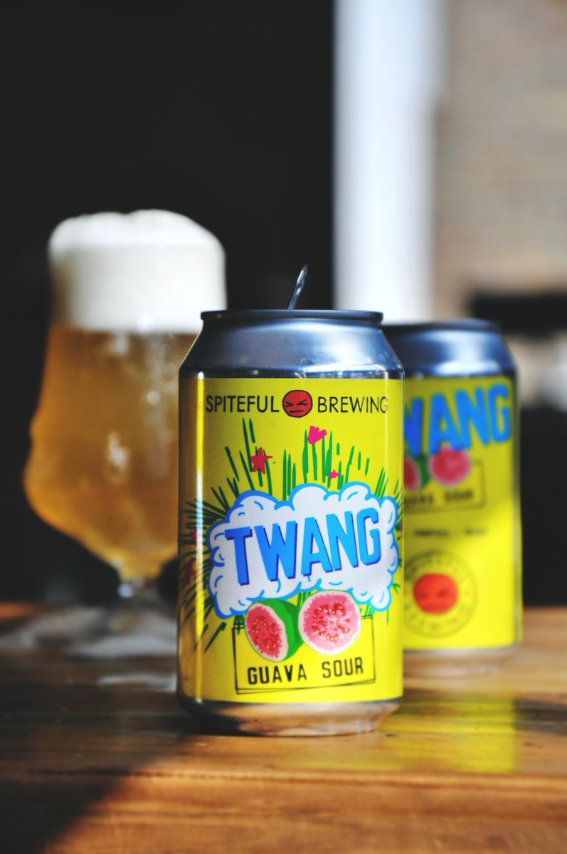 Today we dodge the rain and crack open a Twang Guava Gose. It's like a tropical vacation for your taste buds—minus the plane ticket and sunscreen. Tart, tangy, and bursting with guava goodness, this Gose is your ticket to refreshment. Find some at your favorite craft beer spot!
