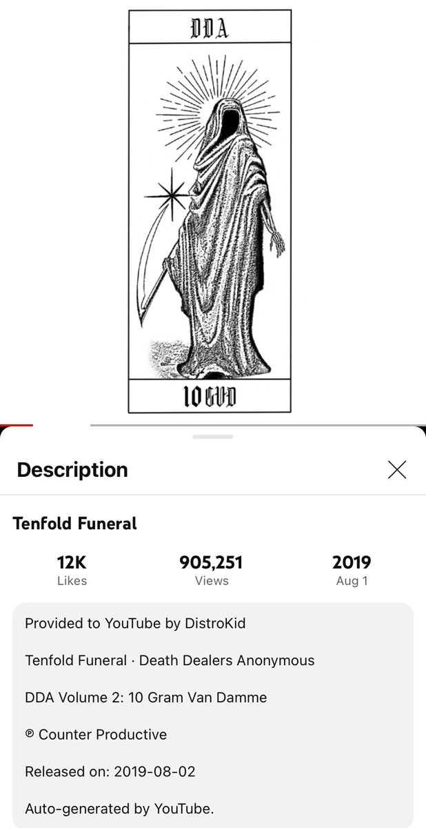 DEATH MOTHERFUCKN DEALERS!

Iron Maiden just hit 7 mill

Piped up got a mill and climbing

S.O.S got a mill and climbing 

And tenfold will probably be at a mill in a week or so.

Keep running us up! Shout to everyone who supports what we do! Love ya’ll!