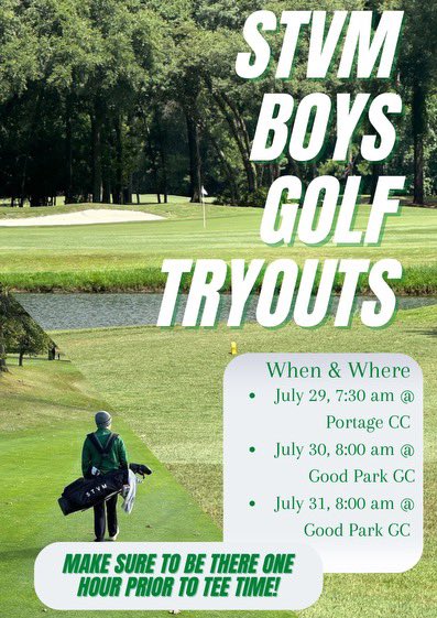 St. Vincent St. Mary Boys Golf tweet media