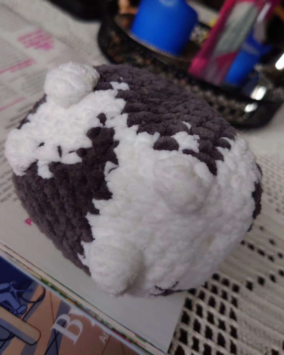 Crocheted mums cat for her birthday!

🧶 #crochet #craft #amigurumi