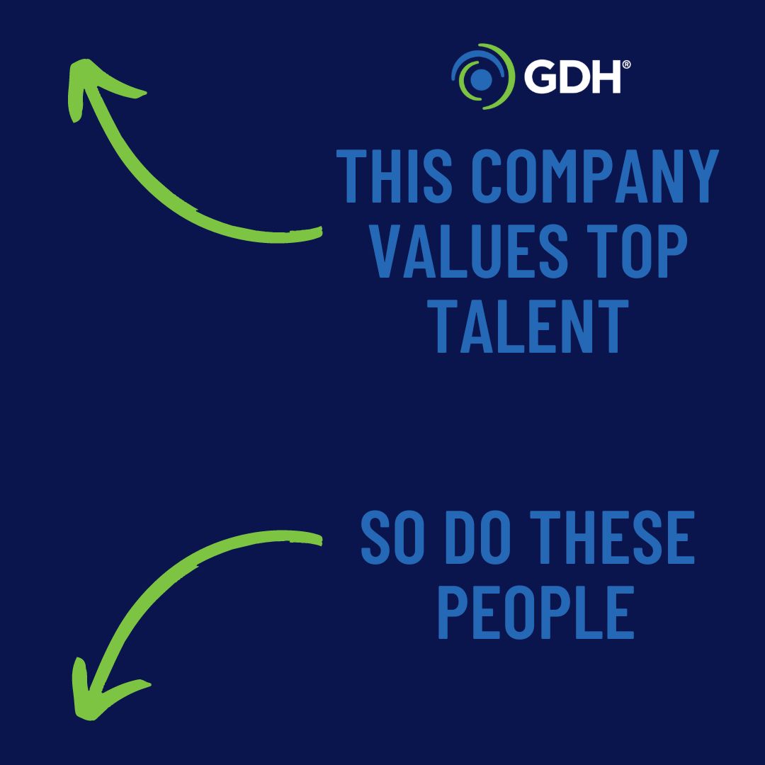 At GDH, we’re all about matching top-tier talent with incredible opportunities. Whether you’re looking for your next career move or searching for the perfect addition to your team, we’re here to make it happen. 
bit.ly/3yND7K5

#Staffing #TalentMatch #Recruitment #OneGDH