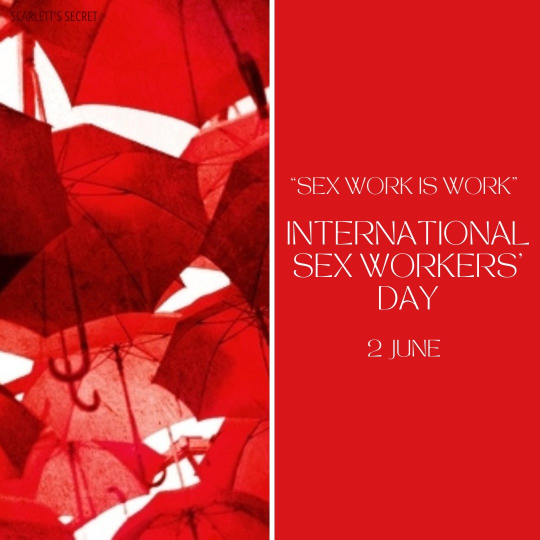 "Our children do not want their mothers to go to jail"🪧✊

Today is the day we honour the SWers who faced violence and exploitation in Lyon, France in 1975. Scarlett's Secret stands by ISWD to decriminalise and demand equal access to justice for all SWers around the world! ❤️
