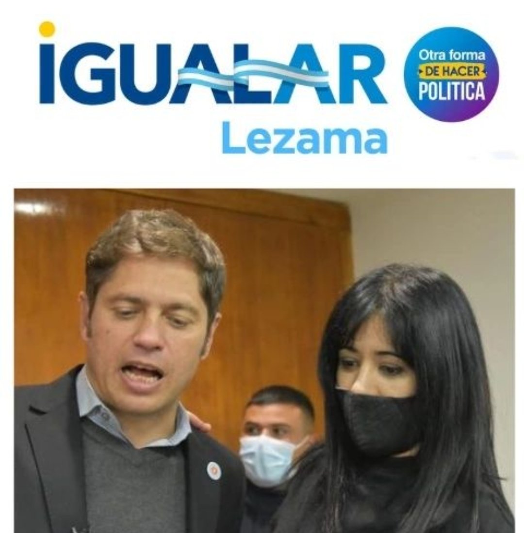 De este lado de la vida siempre
Gracias por tantas gestiones para Lezama.
#AxelCumple 
<a href="/Kicillofok/">Axel Kicillof</a> 
<a href="/IgualarOK/">Igualar Argentina 🇦🇷☀️</a>