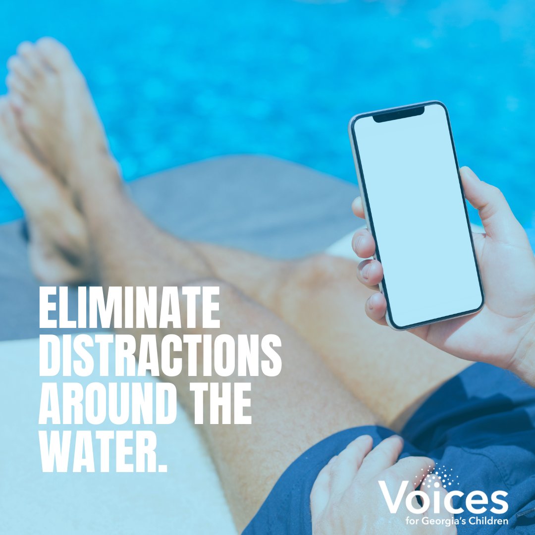 At home, YOU are the lifeguard! In Georgia, drowning ranks as the 8th leading cause of unintentional death for children aged 1-17. Instead of thinking about being a “water watcher,” think about “touch supervision.” Swipe left for water safety tips from @childrensatl. #watersafety