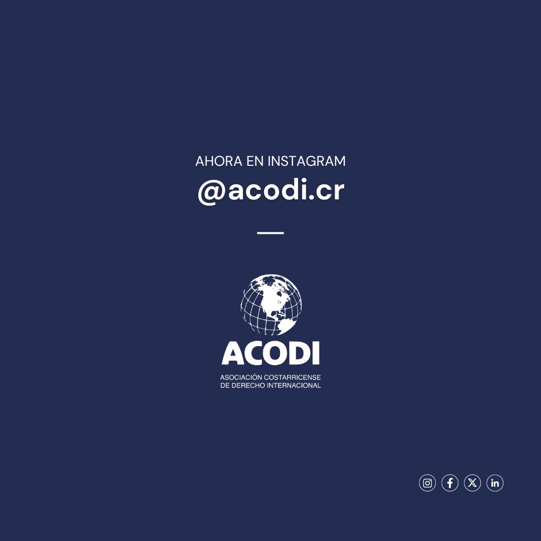 ACODICR's tweet photo. Es un gusto anunciar nuestro nuevo medio oficial de contacto: https://t.co/QXOCMBfoFx en instagram. ¡Les invitamos a mantenerse al pendiente de nuestras novedades! https://t.co/Xlzb8M3UMg