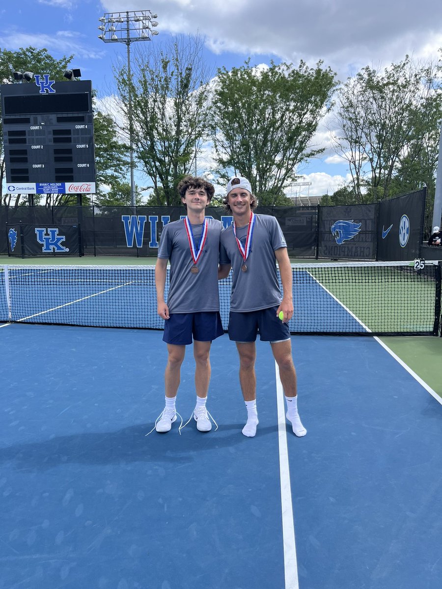 Congratulations to the duo of Mason Baldwin and Landon Hagan. Quartefinalists at the khsaa state tournament. We’ve enjoyed the ride!!