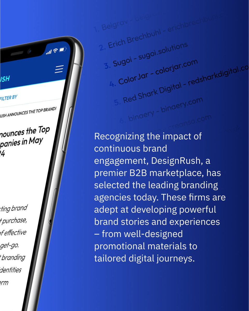 🌟 We're thrilled to announce that Red Shark Digital ranked #5 on @designrushmag's Most Innovative Branding Companies for May 2024!

Thank you, DesignRush, for recognizing our team's dedication and creativity. 🎉

#brandingagencies #awardwinningmarketing #B2B