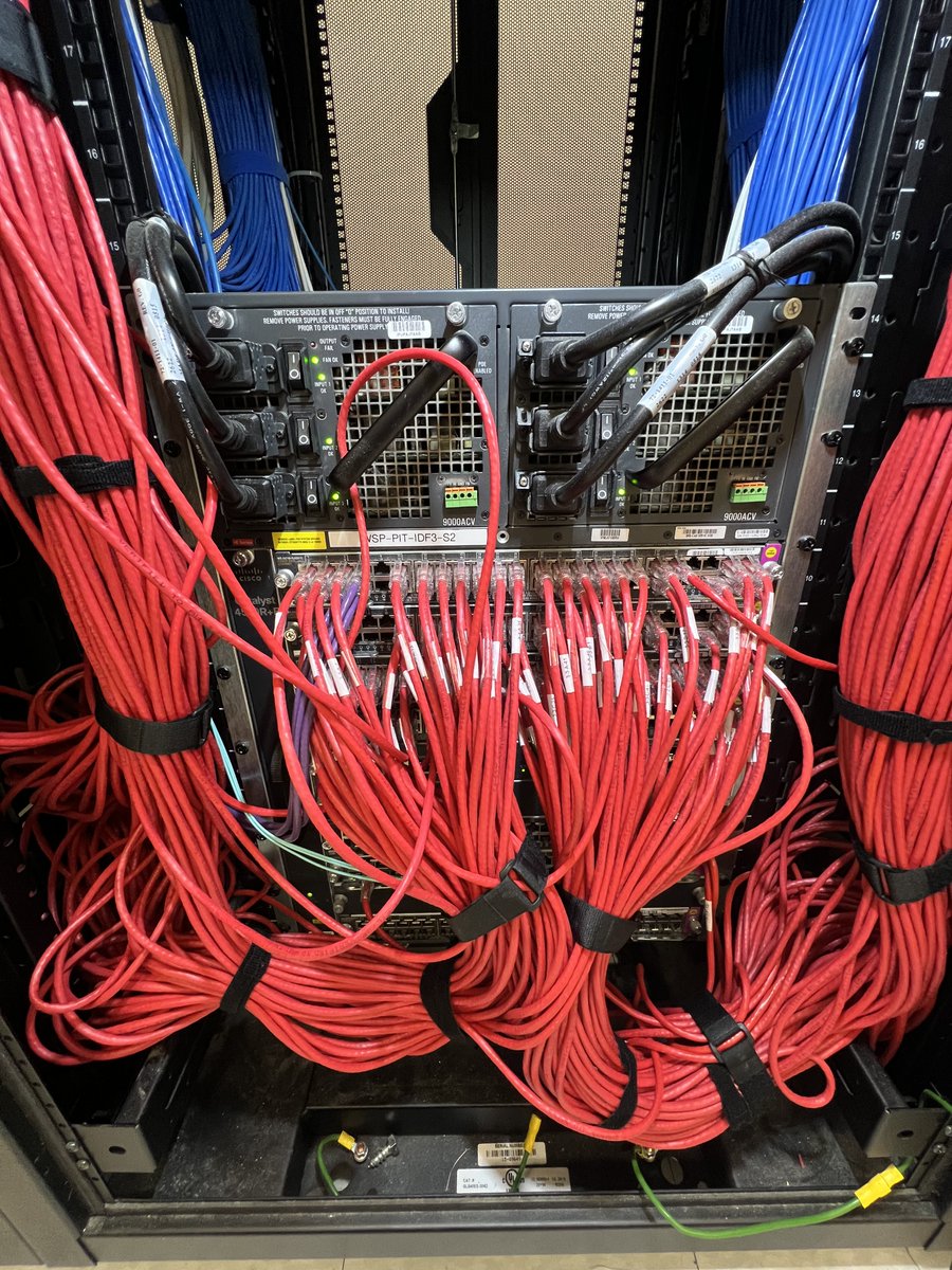 Ran a new cabling for the installation of access control system. Labeled the cable, activated and test.

#JCCHelp #ITSupport #ITProject #ITworks #pghtech #ITissues #ITproblems #networksystem #internet #connectivity #cablinginstallation #accesscontrolsystem #networkequipment
