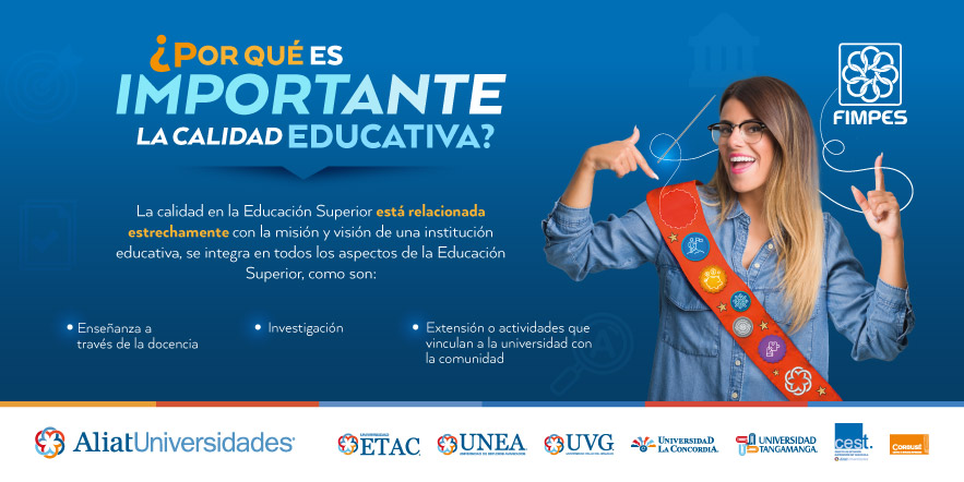 La Calidad Educativa también es medible y está ligada a la misión y visión de cada universidad. 🤓📊
#RedAliat #AliatUniversidades #FIMPES #UTAN