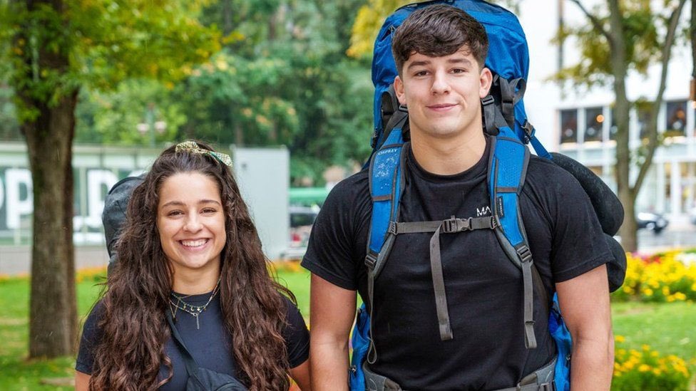 LouisStaples's tweet photo. these two will always have a special place in my heart! Brother and sister who genuinely bonded and showed each other such kindness along the way #RaceAcrossTheWorld https://t.co/HTzG6H2DNU