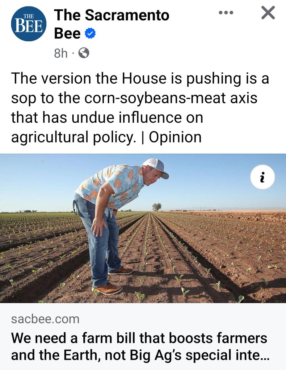 Great! If you are sincerely against the corn-soybean-meat axis Refer to the NYT’s Global Warming Hypocrisy NOW Your Turn to Take the Hypocrisy Test conservativedailynews.com/2024/05/nyts-g…