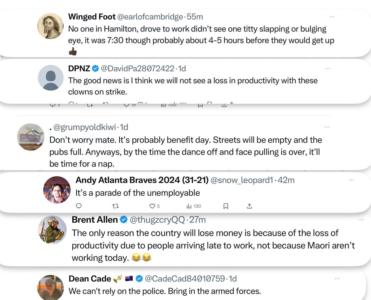 Another day in ‘not racist’  NZ.