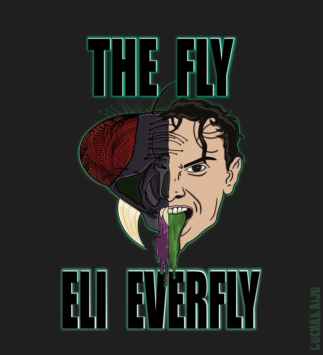 luchakaiju's tweet photo. In anticipation of watching @EliEverfly do his thing @EpicProLA this Sunday, I decided to do a ‘La Mosca’ sketch. #doomfly #lucha #wrestling https://t.co/vUK657SxbR