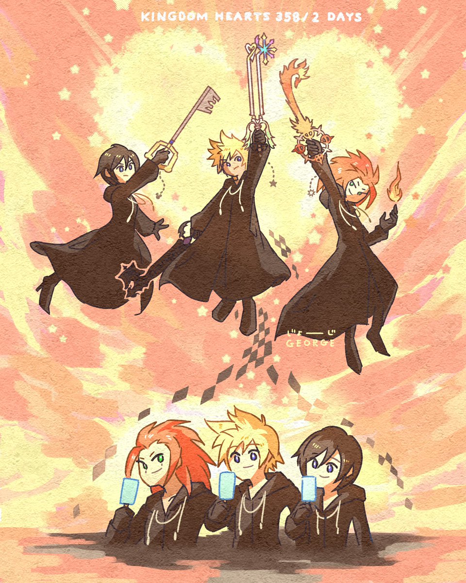 キングダムハーツ358/2Days 15周年おめでとうございます！黄昏組大好き！！！

#KingdomHearts