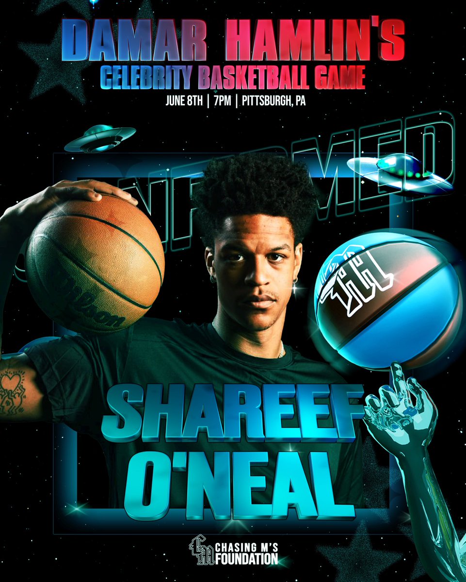 Basketball Phenomen Shareef O’Neal is confirmed for the Chasing Ms Celebrity Bball game! ✅🏀⭐️ Tickets 🎟️: eventbrite.com/e/chasing-ms-c…