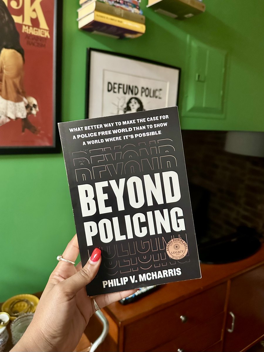 @KirkusReviews calls @philipvmcharris's BEYOND POLICING, “a deeply researched, profoundly optimistic vision for a police-free future.” 👏🏽👏🏽👏🏽 

Read the full review at bit.ly/3KnVsA2 #BEYONDPOLICING is on sale 7.30 #preordernow