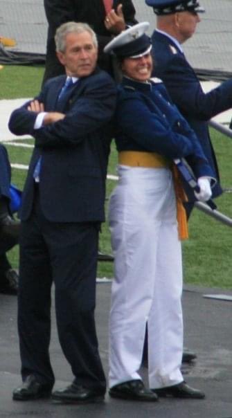 🇺🇸 16 years ago today, I graduated from The United States Air Force Academy received my commissioned as an Officer in the US Air Force. 

…. I also went back to back with President W. George  for a photo ❤️

#usafa #airforceacademy #president #georgewbush #president