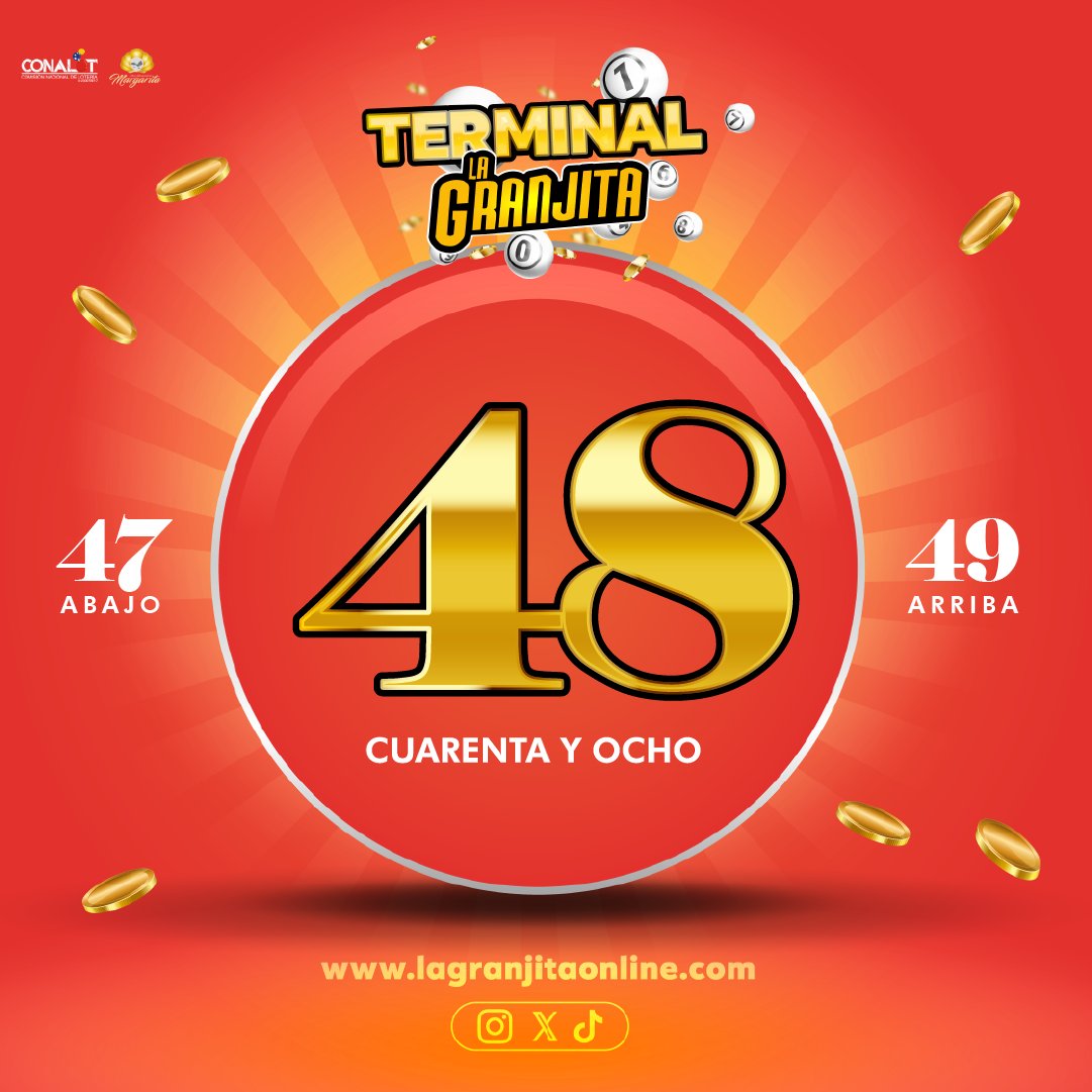 29-05-2024 5:05:00 pm TERMINAL #48 #sorteos #loteria #loteriainternacionaldemargarita