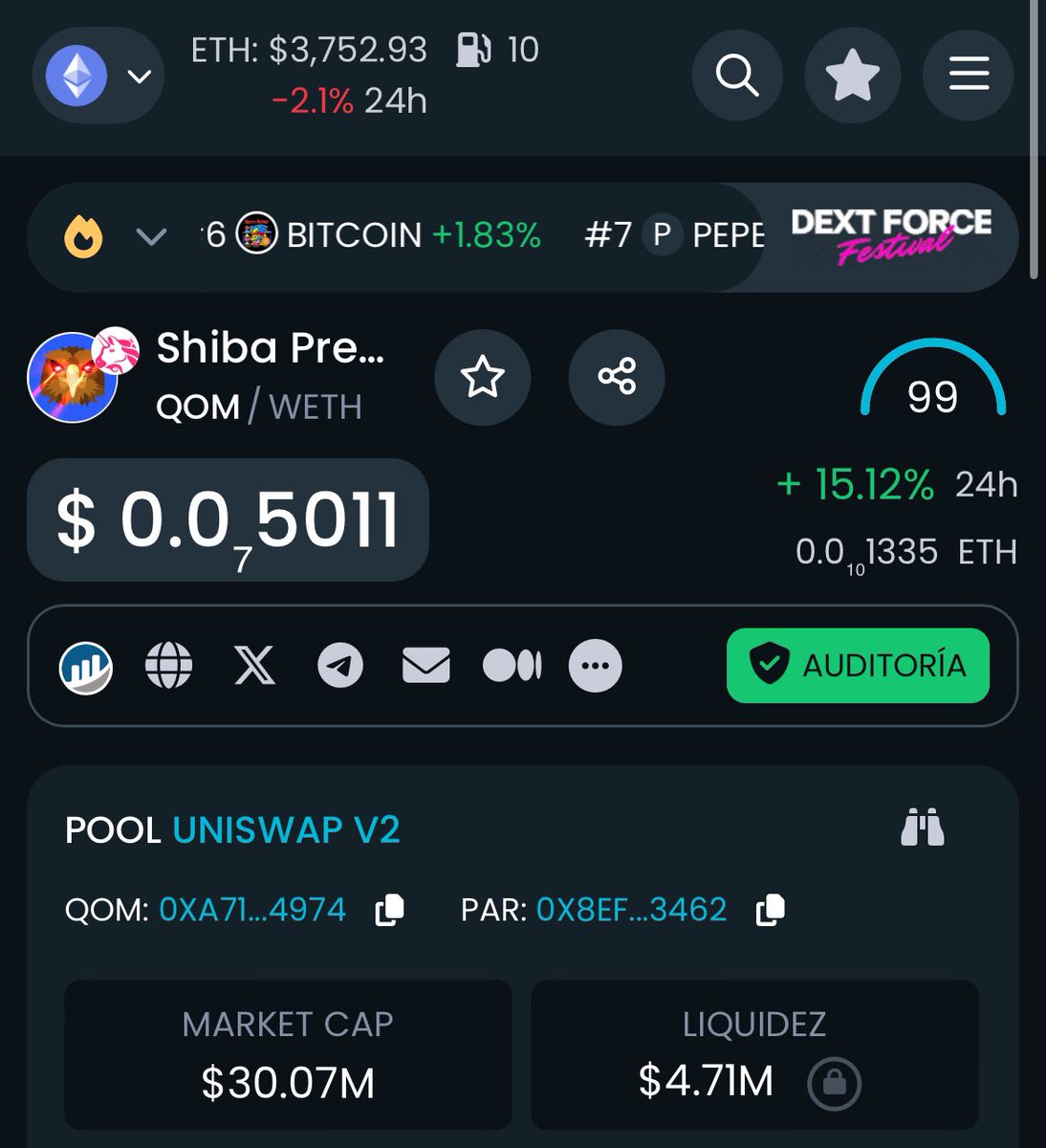 ralongar's tweet image. $QOM 0,000000050 🦅🔥

You are early, but are you ready?😏

This blockchain is a revolution in the #descentralization

The tx fees are very cheap

#quantum #computing #memes