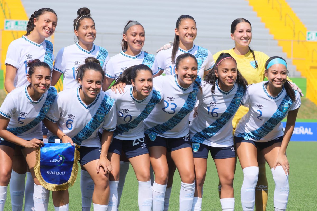 #VamosGuate | En desarrollo el partido entre las selecciones de Guatemala 🇬🇹 vs. Chile 🇨🇱 en el estadio Cementos Progreso. 👉🏻 En 7 minutos de partido empatan 1-1, Aisha Solórzano anotó por Guatemala 📸: FEDEFUT
