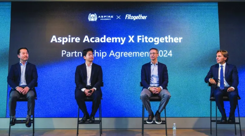 GulfTimes_QATAR's tweet photo. #Fitogether announced a strategic partnership with Qatar’s renowned @Aspire_Academy, which provides sports training and high school education to local student-athletes with sporting potential.
https://t.co/5eVeKECLS7 https://t.co/3QYeYC8CMt