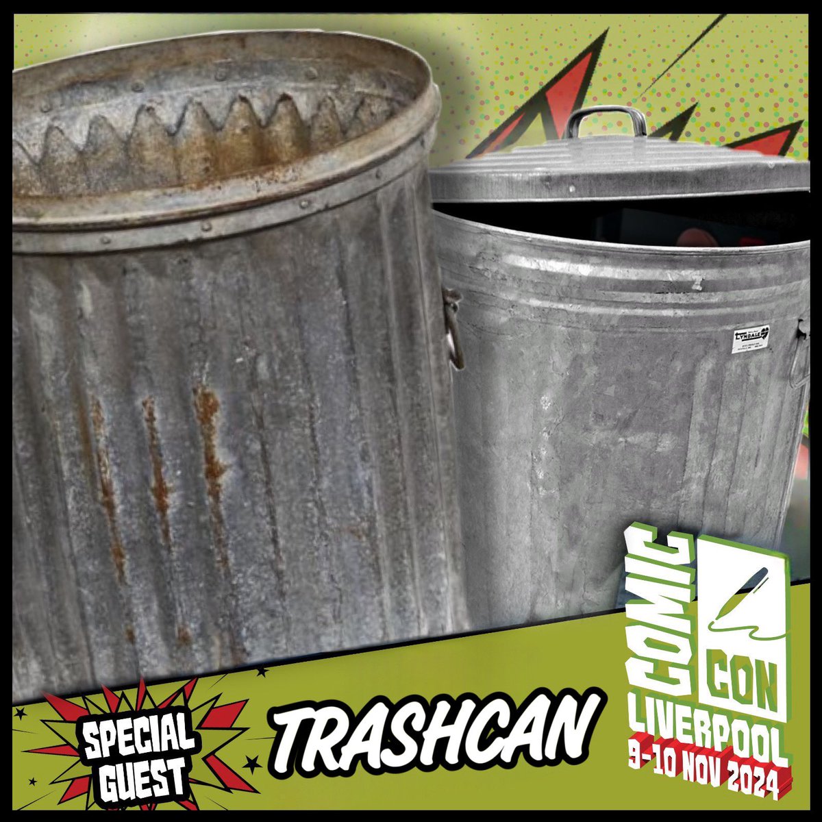 Marlin19_89's tweet photo. Oh, look! They invited trash can too. 🤩 At least this one isn't spreading racist and dangerous lies. 🥰 https://t.co/zQYjTGL2vj