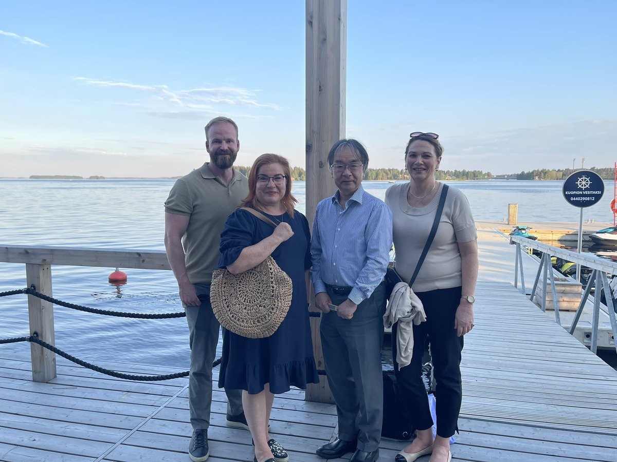 Olipa hienoa tavata jälleen yhteistyökumppanimme Prof. Hori. Ei arvannut 10 v sitten, mihin yksi Erasmus+ projekti johtaa! Ympärillä tänään hieno verkosto, josta on seurannut koko joukko julkaisuja sekä useita kiinnostavia projekteja. 
<a href="/UEF_Business/">UEF Business School</a> 💎
#universitycollaboration