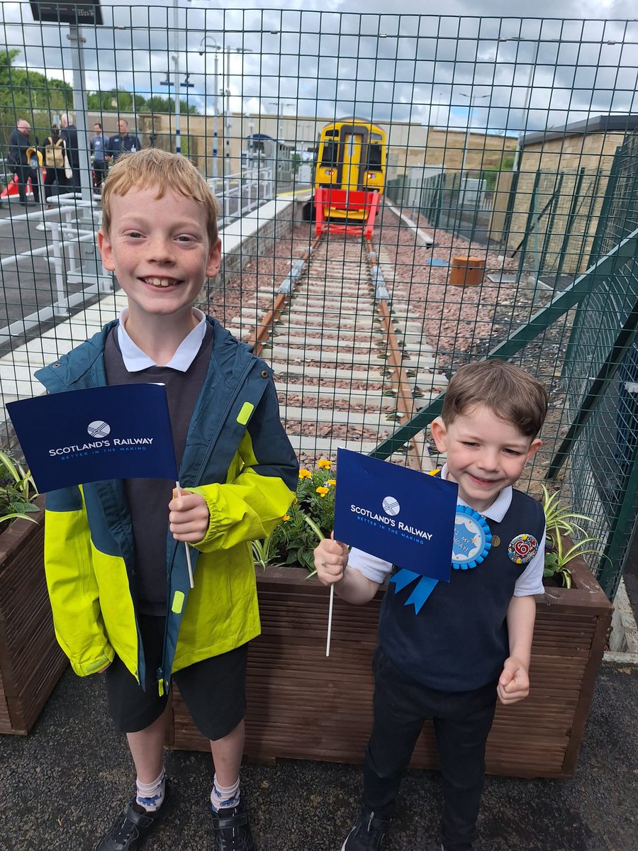 We were delighted to be part of the rail opening today.