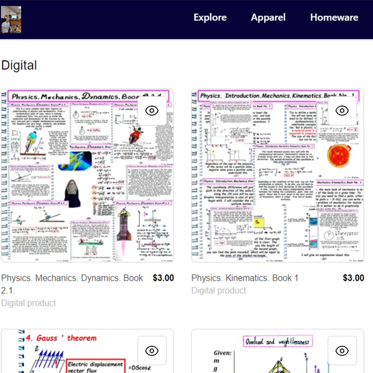 I have written two books for fans of my notes. This is an introduction and a bit of mechanics. There are my thoughts, illustrations and explanations. You can purchase them at the links: jurij0001.creator-spring.com/listing/physic… jurij0001.creator-spring.com/listing/physic… Sincerely, Yuri Kovalenok