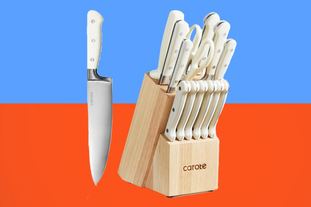 Enjoy a huge price cut on the Carote 14-Piece Knife Set at Walmart, now just $40 trib.al/o7ikw0A
