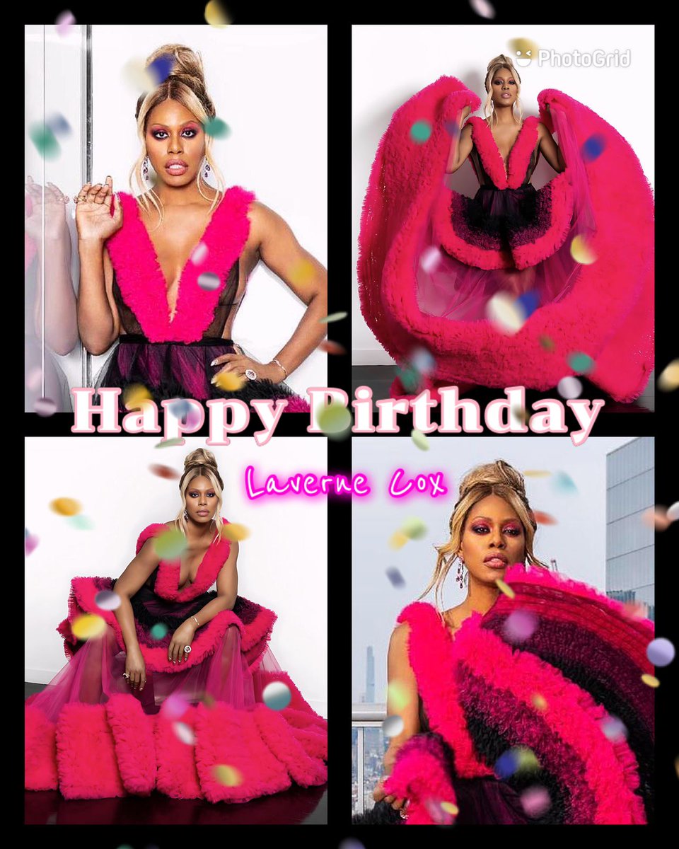 Happy Birthday to the remarkable Laverne Cox! 🎉 Wishing you a day filled with love, laughter, and all the wonderful things life has to offer. #HappyBirthday #LaverneCox  #photogridapp  #photocollage #aesthetic