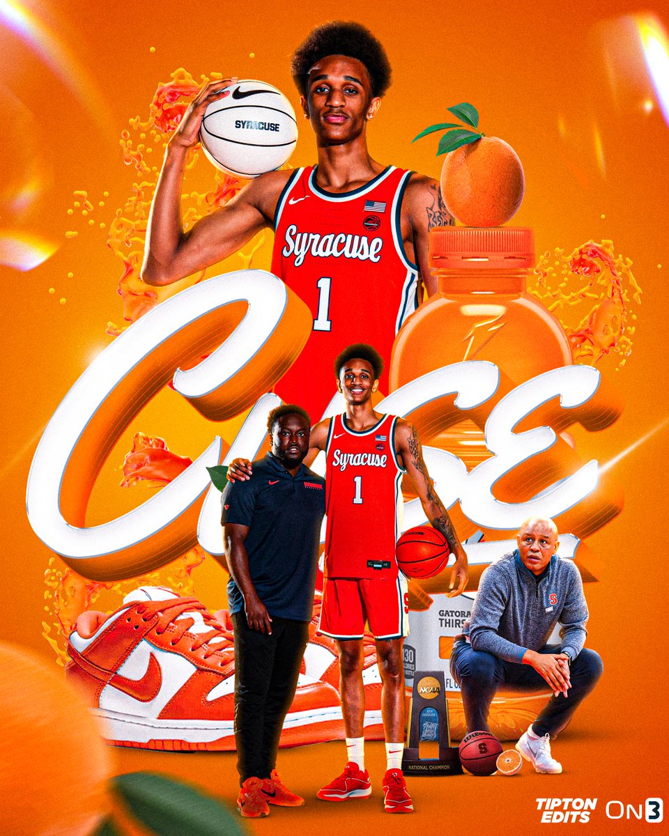 JoeTipton's tweet photo. BREAKING: Sadiq White, the No. 26 overall recruit in the 2025 class, has committed to Syracuse live on the @On3Recruits YouTube Channel. 

https://t.co/vlvRgW4xii https://t.co/GDorX71VxK
