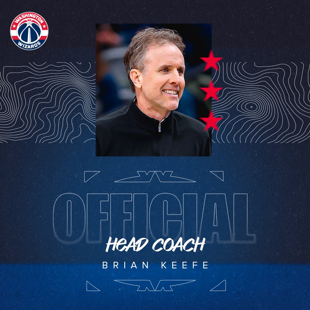Official: Brian Keefe has been named the 26th Head Coach in franchise history. 📰 Read more: on.nba.com/4aAxook