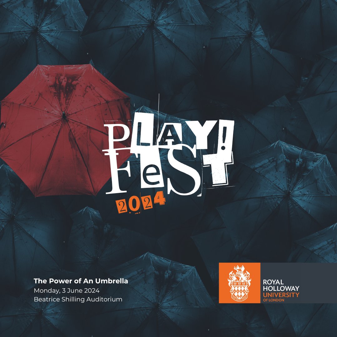 Next Monday, we have loads of FREE #PLAYFestival events for you: from an interactive installation to chamber music recitals, an experimental AI lab workshop to a screening of a new film called 'The Power of An Umbrella', there is something for everyone.

👉bit.ly/4aAHKVp