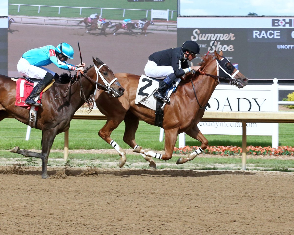 Making his first run of 2024, HONEYQUIST (Nyquist) never looked back winning the @HSIndyRacing sprint feature today with @jaimetorresjcky in 1:03.55. The 4yo West Virginia-bred now with an 11-5-4-1 record. Trainer @CATRacingStable (2,994) now six away from 3,000 career wins!