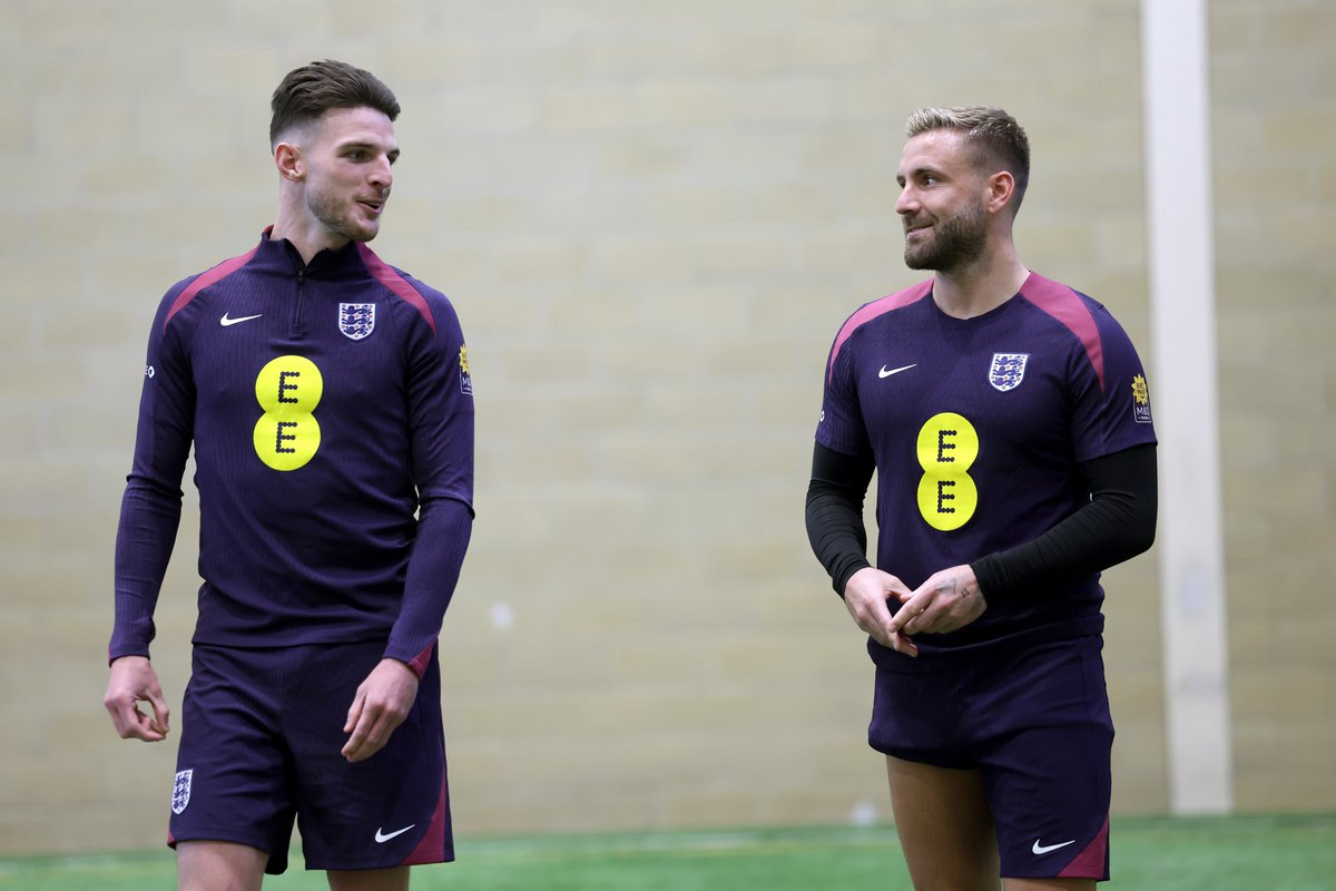 📸 - Luke Shaw in England training!