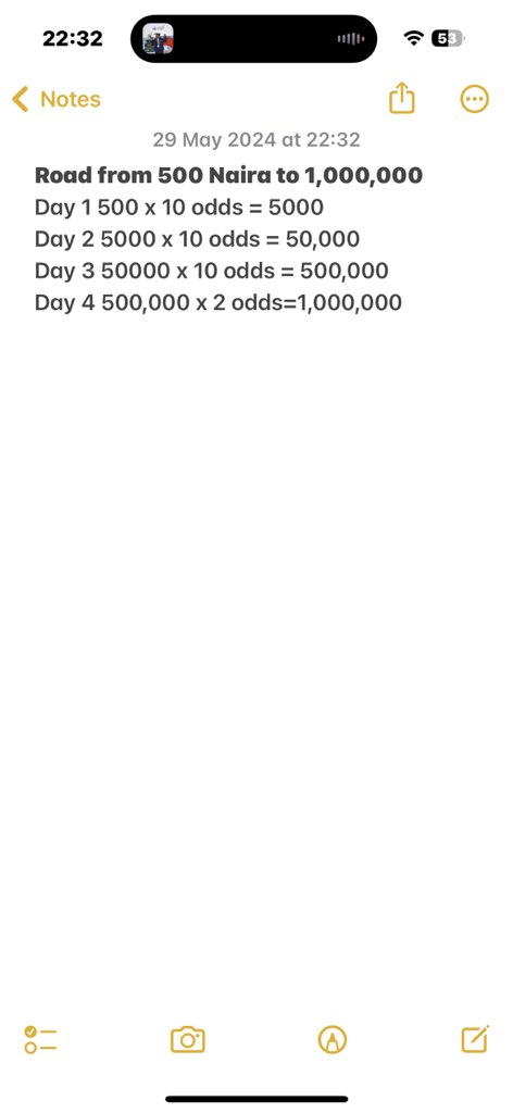 While we wait for our mega odds Let’s do 500 to 1 million in 4 days Click the link below to Join wa.link/mvl7st wa.link/mvl7st