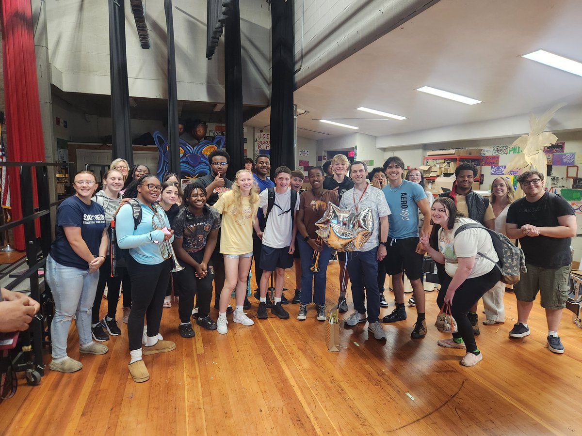 🎶✨Congratulations to Mr. Geoff Brookes, Derby High School's 2025 Teacher of the Year! You have not only enriched our school with beautiful music &amp; unforgettable performances but also created lasting memories &amp; rich experiences for our students! Well-earned recognition! CONGRATS